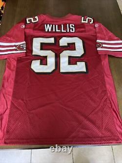 VTG Reebok SF San Francisco 49ers Patrick Willis #52 Sewn Football Jersey Sz 54