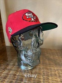 VTG San Francisco 49ers BLOCKHEAD Hat RARE FIBER OPTICS LIGHTS American Needle