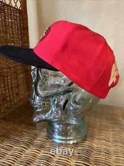 VTG San Francisco 49ers BLOCKHEAD Hat RARE FIBER OPTICS LIGHTS American Needle