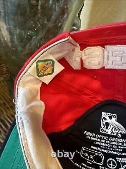 VTG San Francisco 49ers BLOCKHEAD Hat RARE FIBER OPTICS LIGHTS American Needle