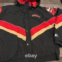 VTG San Francisco 49ers NFL Starter Pro Line Jacket Men's Large Black