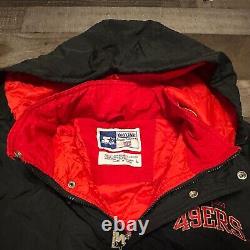 VTG San Francisco 49ers NFL Starter Pro Line Jacket Men's Large Black