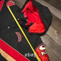 VTG San Francisco 49ers NFL Starter Pro Line Jacket Men's Large Black