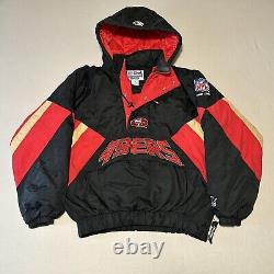 VTG San Francisco 49ers NFL Starter Pro Line Pullover Jacket Men's Medium
