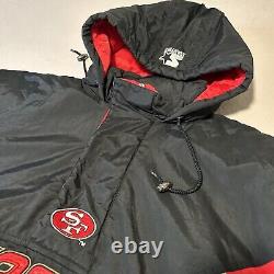 VTG San Francisco 49ers NFL Starter Pro Line Pullover Jacket Men's Medium