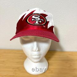 VTG San Francisco 49ers Sharktooth Snapback Hat NFL Logo Athletic