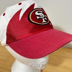 VTG San Francisco 49ers Sharktooth Snapback Hat NFL Logo Athletic