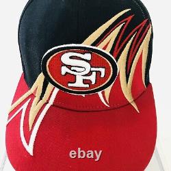 VTG San Francisco 49ers Sharktooth Snapback Hat NFL Team Apparel Cap HTF FLAW