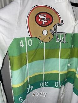 VTG San Francisco 49ers Shirt XL Cliff Engle Button Up Touchdown Long sleeve 80s