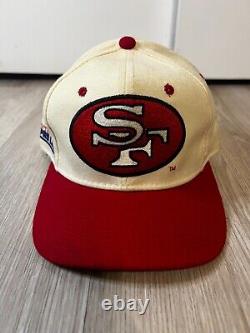 VTG San Francisco 49ers Sports Specialties ProLine 100% Wool Fitted Hat 7 1/4