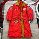 VTG San Francisco 49ers Triple FAT Down Jacket Medium Red Patches Deadstock 90s