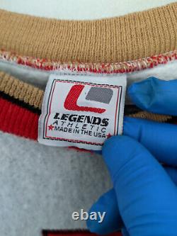 VTG USA Legends Athletic San Francisco 49ers Sweatshirt SB XXIX Stitch Sz Large
