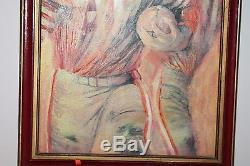Vintage 1960's Dave Boss NFL Football San Francisco 49ers Similart Painting
