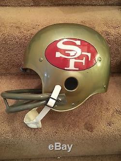Vintage 1960s F-2014 Wilson Football Helmet- San Francisco 49ers John Brodie