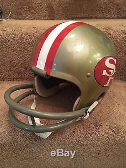 Vintage 1960s F-2014 Wilson Football Helmet- San Francisco 49ers John Brodie