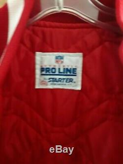 Vintage 1980's Pro line Starter San Francisco 49ers Men's Satin Jacket, sz XXL
