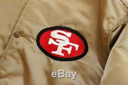 Vintage 1990's San Francisco 49ers Gold Starter Satin Jacket Sz. Xxl! Throwback