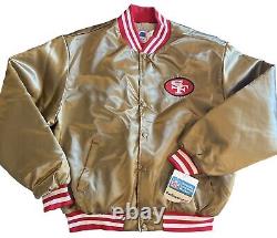 Vintage 1990s San Francisco 49ers Satin Jacket XL Swingster Made In USA