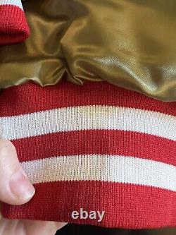 Vintage 1990s San Francisco 49ers Satin Jacket XL Swingster Made In USA