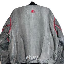 Vintage 1990s Starter San Francisco 49ers Acid Wash Bomber Jacket Mens Large 90s