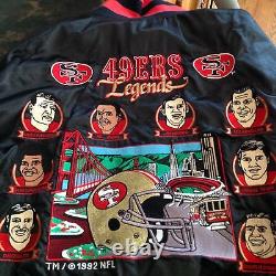 Vintage 1992 San Francisco 49ers Team Legends Jacket