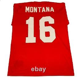 Vintage 1995 Starter Joe Montana 16 San Francisco 49ers Jersey Size 46