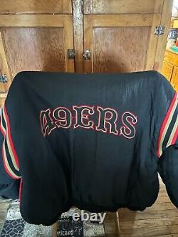 Vintage 49ers Puff coat Reversible Pro Player very warm thick heavy coat jacket