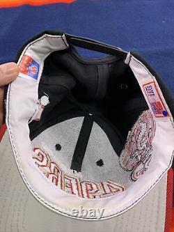 Vintage 49ers Sports Specialties Shadow Black Dome Logo NFL Snapback Hat Cap 90s