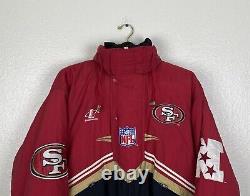 Vintage 90's Logo Athletic Pro Line Authentic San Francisco 49ers NFL Jacket XL