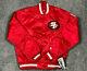 Vintage 90's Pro Line Starter NFL San Francisco 49ers Red Satin Jacket Size M