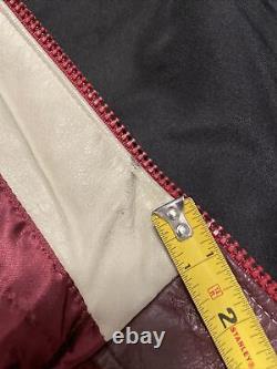 Vintage 90's San Francisco 49ers Mirage 100% Leather Jacket Size Men's XL
