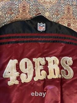 Vintage 90's Starter NFL Pro Line San Francisco 49ers Bomber Jacket (Size Large)