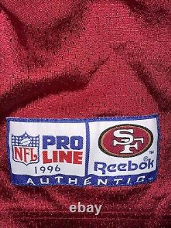 Vintage 90s NFL Pro Line Reebok Steve Young San Francisco 49ers Jersey Rare M