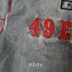 Vintage 90s San Francisco 49ers Bomber Jacket Size L Starter
