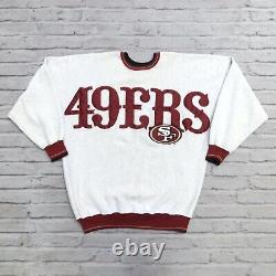 Vintage 90s San Francisco 49ers Crew Neck Sweatshirt Size L