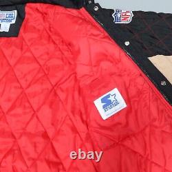 Vintage 90s San Francisco 49ers Hooded Parka Jacket Size XL Starter Pro Line