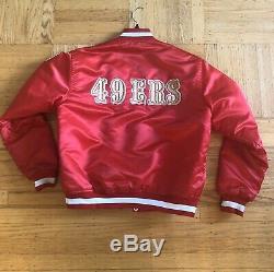 Vintage 90s San Francisco 49ers Jacket by Starter Size Large