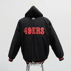 Vintage 90s San Francisco 49ers Parka Jacket Size XL Starter Niners