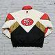 Vintage 90s San Francisco 49ers Parka Jacket by Pro Player Size M Insulated
