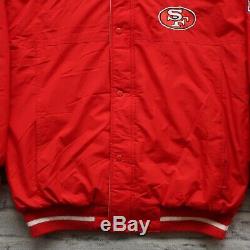 Vintage 90s San Francisco 49ers Parka Jacket by Starter Size L