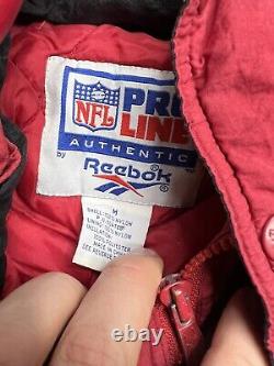 Vintage 90s San Francisco 49ers Parka Pullover Jacket Size M Pro Line Niners