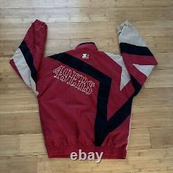 Vintage 90s San Francisco 49ers Pro Line Starter Jacket Windbreaker Mens Medium