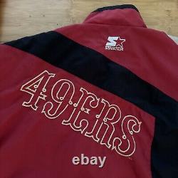 Vintage 90s San Francisco 49ers Pro Line Starter Jacket Windbreaker Mens Medium