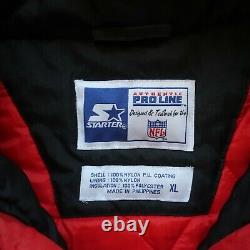 Vintage 90s San Francisco 49ers Pullover Parka Jacket by Starter Size XL 1020