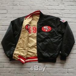 Vintage 90s San Francisco 49ers Reversible Satin Jacket by Starter Size L