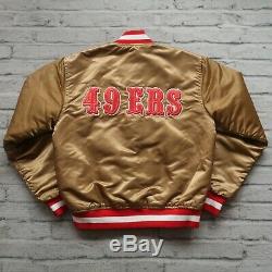 Vintage 90s San Francisco 49ers Satin Jacket by Starter Size M S