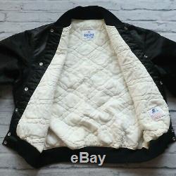 Vintage 90s San Francisco 49ers Satin Jacket by Starter Size XL Black