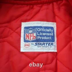 Vintage 90s San Francisco 49ers Satin Jacket by Starter Size XXL Gold Niners