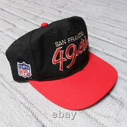 Vintage 90s San Francisco 49ers Snapback Hat by Sports Specialties Cap SF