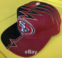 Vintage 90s San Francisco 49ers Starter Darkside DS Shockwave Slasher Hat Cap